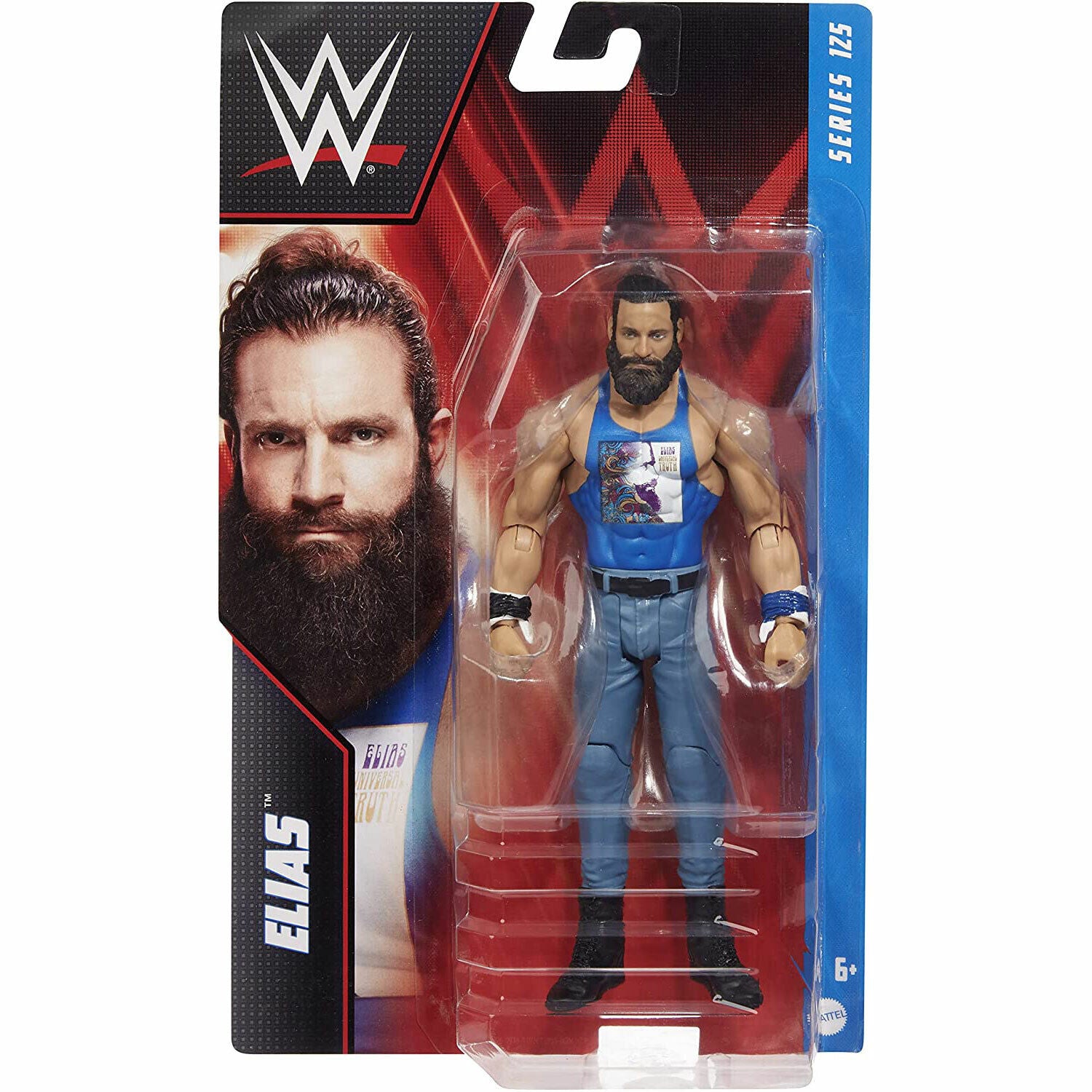 WWE Basic Action Figure Series 125 - Elias - Brand New in Box!