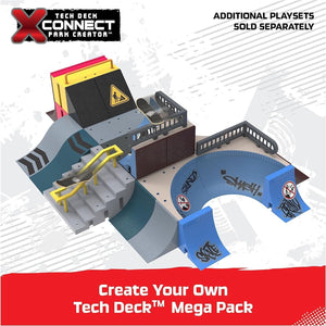Tech Deck, Pyramid Shredder, X-Connect Park Creator, Customisable and Buildable