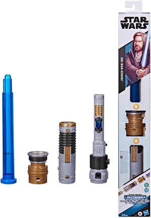 Star Wars Lightsaber Forge Obi-Wan Kenobi Electronic Extendable Blue Lightsaber