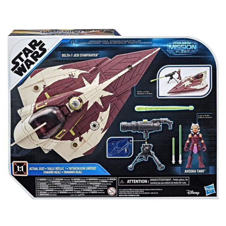 Star Wars Mission Fleet Ahsoka Tano Delta-7 Jedi Starfighter - New in Box!