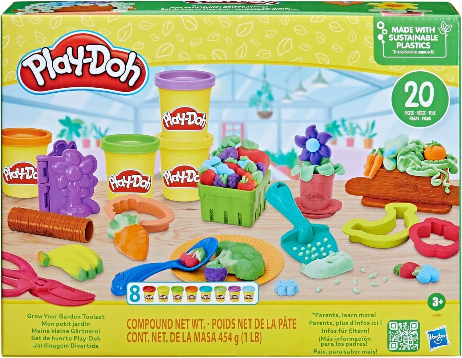 Play-Doh Grow Your Garden Kids Toys Toolset