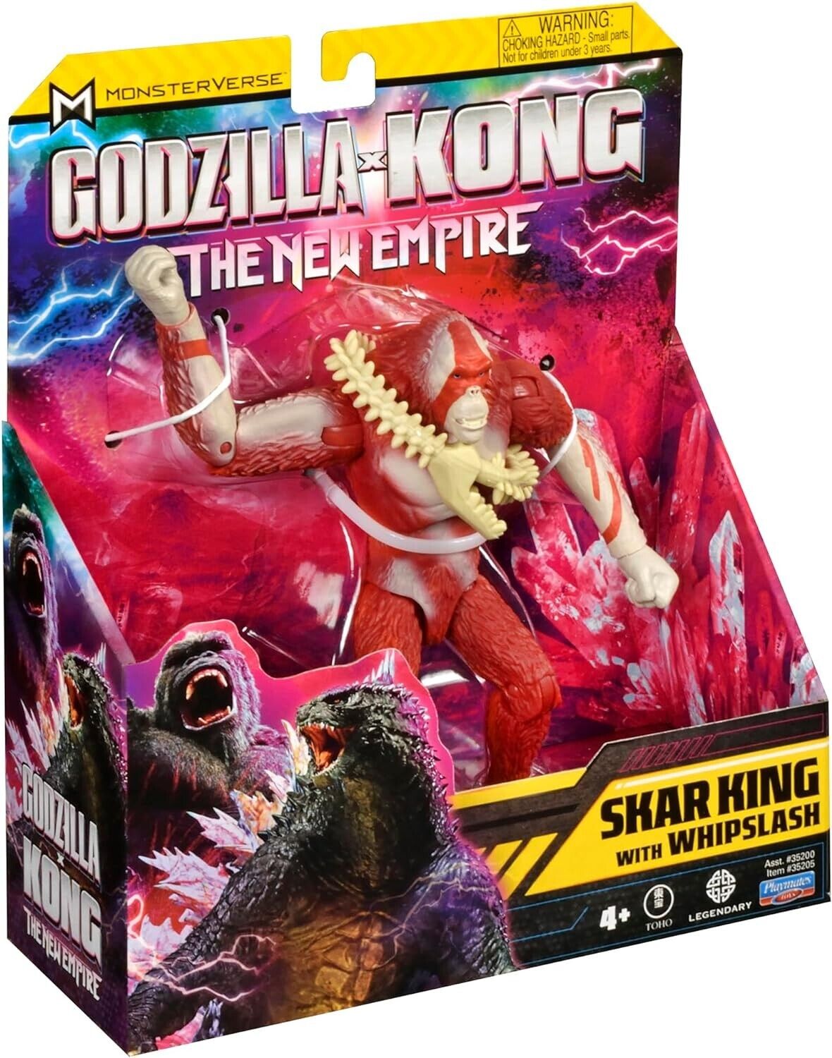 Godzilla x Kong: The New Empire, 6-Inch Skar King Action Figure Toy, Iconic Coll