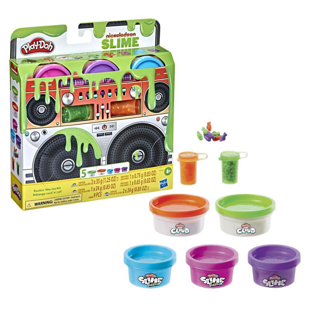 New Play-Doh Nickelodeon Slime Rockin' Mix-Ins Kit - Fun for Kids!