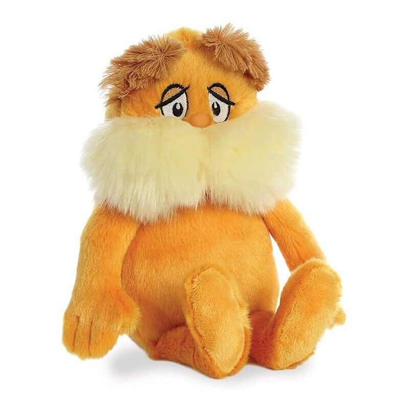 New Dr Seuss The Lorax Plush Soft Toy - Adorable and Cuddly!