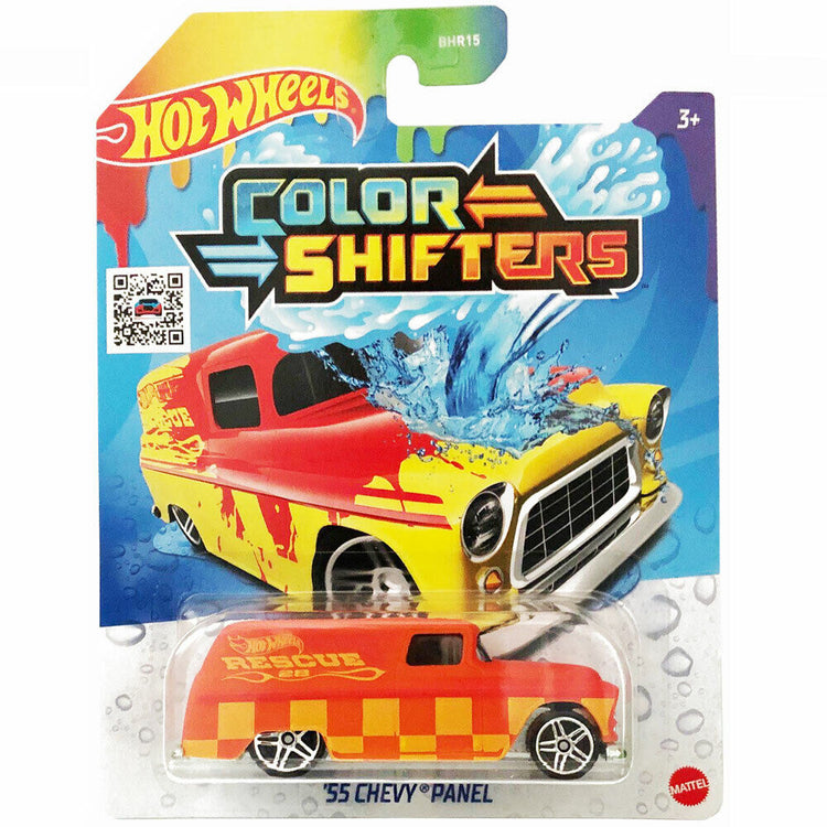 Choose Your Favorite Hot Wheels Colour Shifters 1:64 Vehicle - 55 Chevy Panel