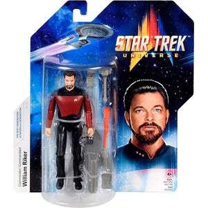 Star Trek Universe 5-Inch Commander William Riker Figure (The Next Generation)