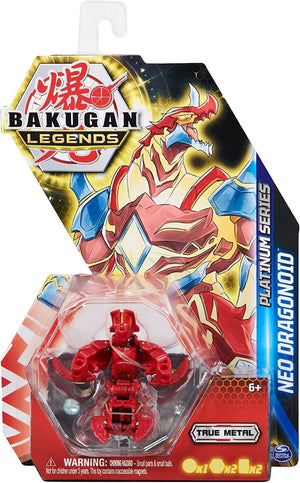 New Bakugan Legends Platinum Neo Dragonoid Red Action Figure for Kids - Toy