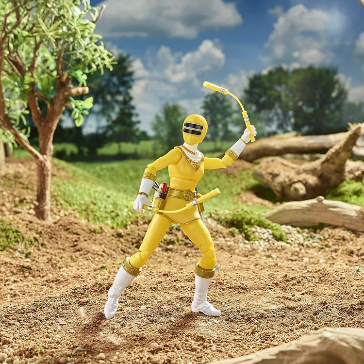 New Power Rangers Zeo Yellow Ranger Action Figure - Lightning Collection