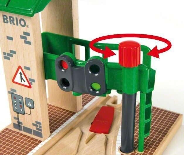 BRIO World Train Signal Station for Kids Age 3 Years Up - Compatible with all BR