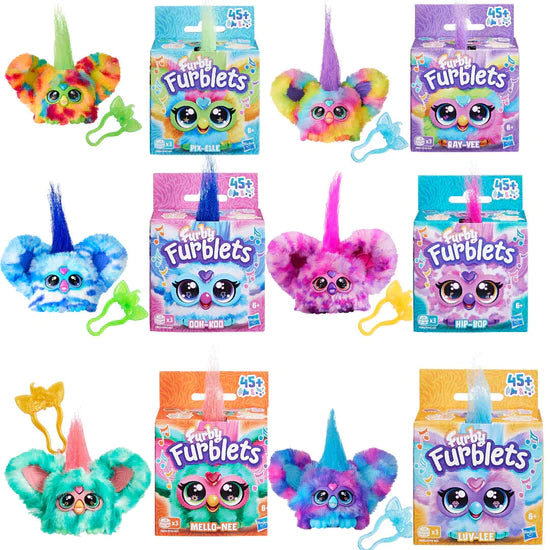 Hasbro Furby Furblets Mini Electronic Plush Toy - Choose Your Favorite - MELLO-NEE