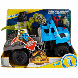 New Imaginext Jurassic World Dominion Break Out Dino Hauler Toy Set