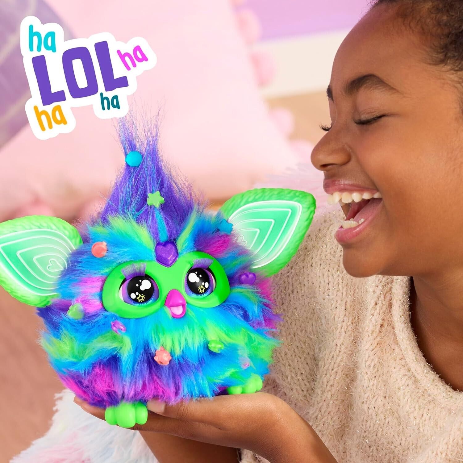 Furby Galaxy Glow in the Dark Interactive Plush Toy