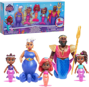 Just Play Ariel Jr Royal Family Figure Set, Kids Toys for Ages 3 Up