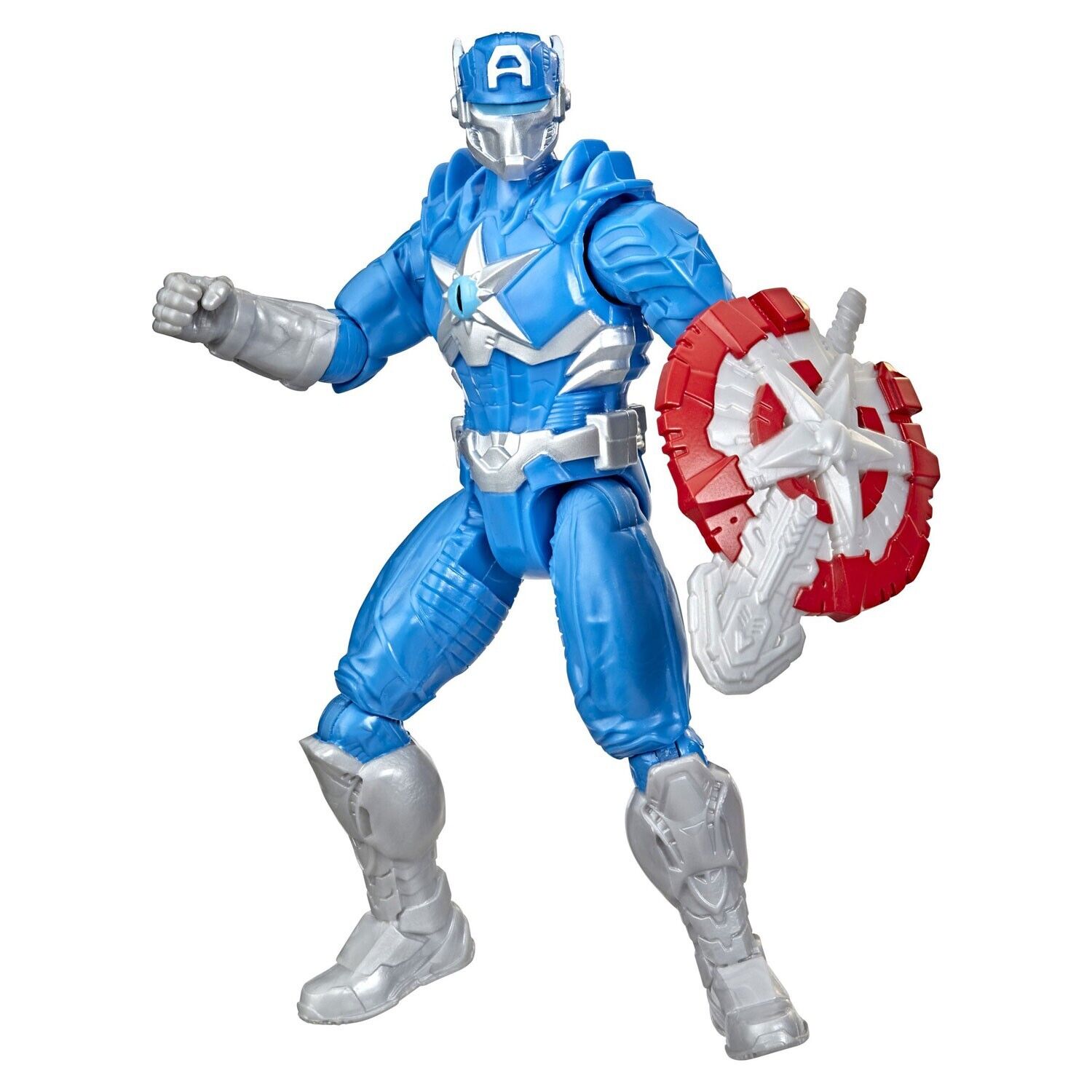 "Marvel Avengers Mech Strike Captain America 6" Action Figure - Monster Hunters"