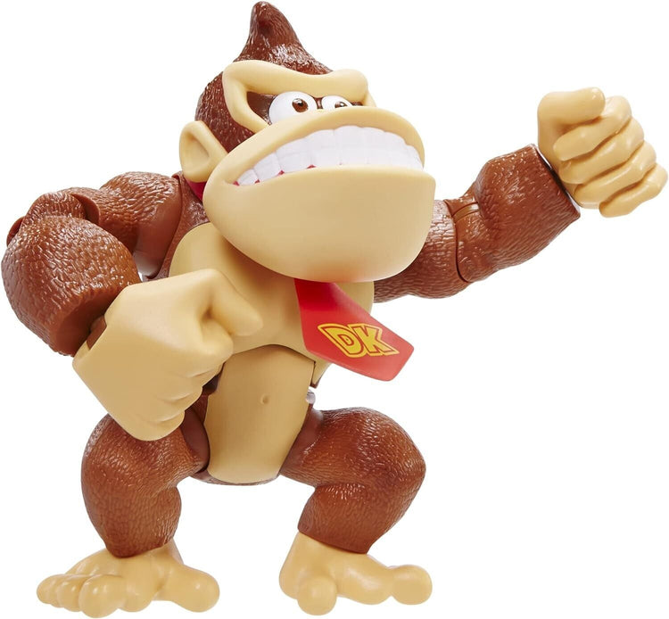 Nintendo Super Mario 6" / 15 cm Tall Donkey Kong Action Figure With Posable Feat