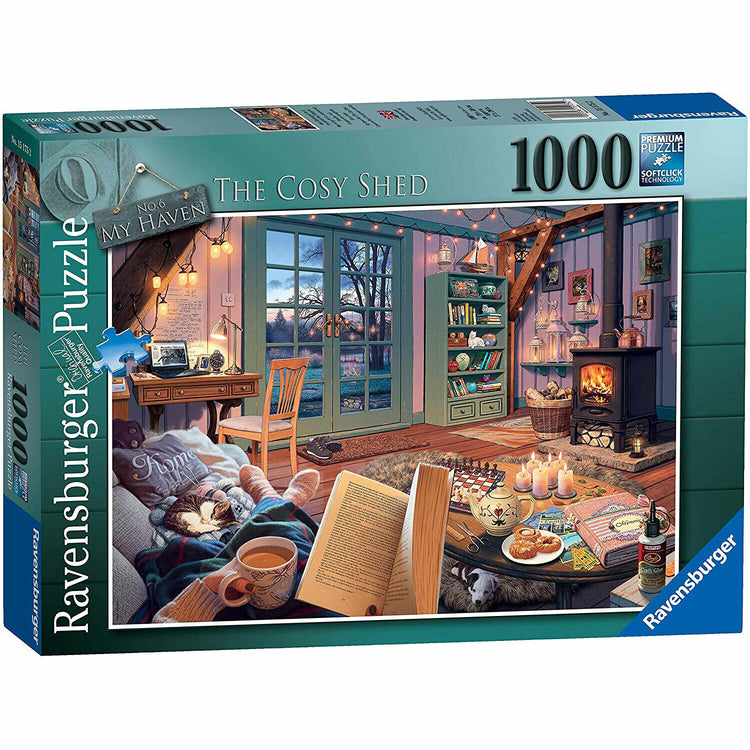 New Ravensburger My Haven No.6 Cosy Shed 1000 Piece Puzzle