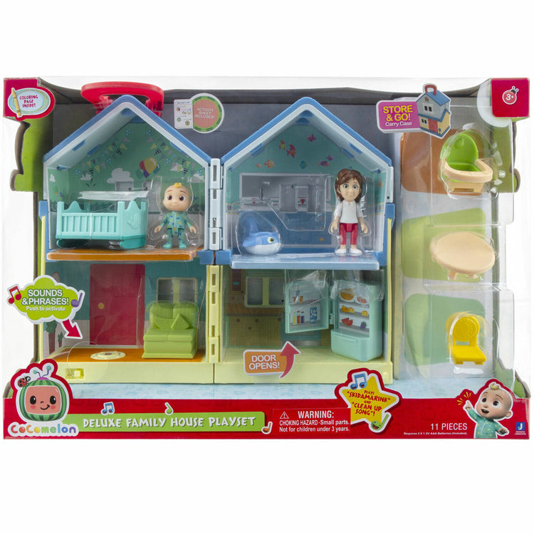 New CoComelon Deluxe Family House Playset - Hours of Fun!