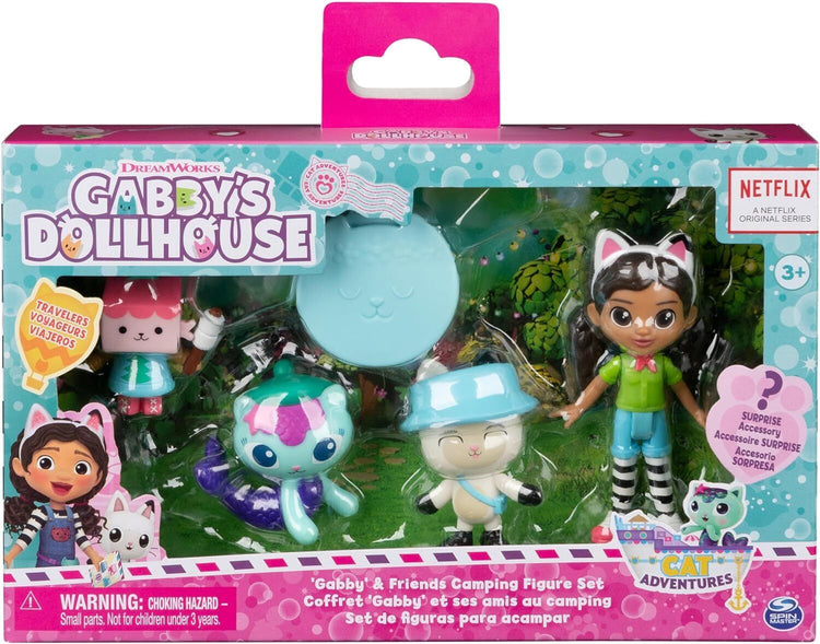 Gabby Dollhouse & Soft Toys, Vehicles, Playsets - Your Child's Dream Playtime ! Campfire Gift Pack with Gabby, Pandy Paws, Baby Bo