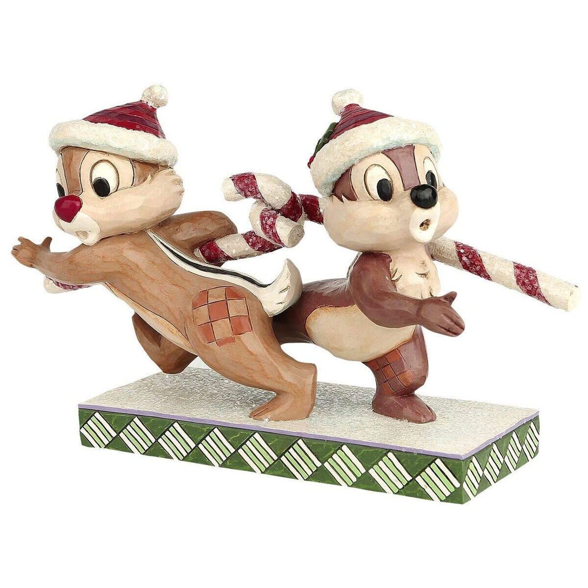 Disney Traditions Figurine - Chip 'n' Dale Candy Cane Caper - Limited Edition