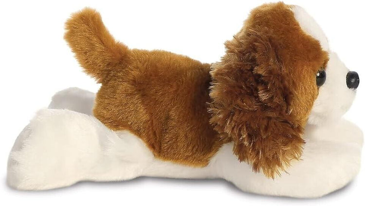 AURORA, 31712, Mini Flopsies Charles the Spaniel Dog, 8In, Soft Toy, Brown and W