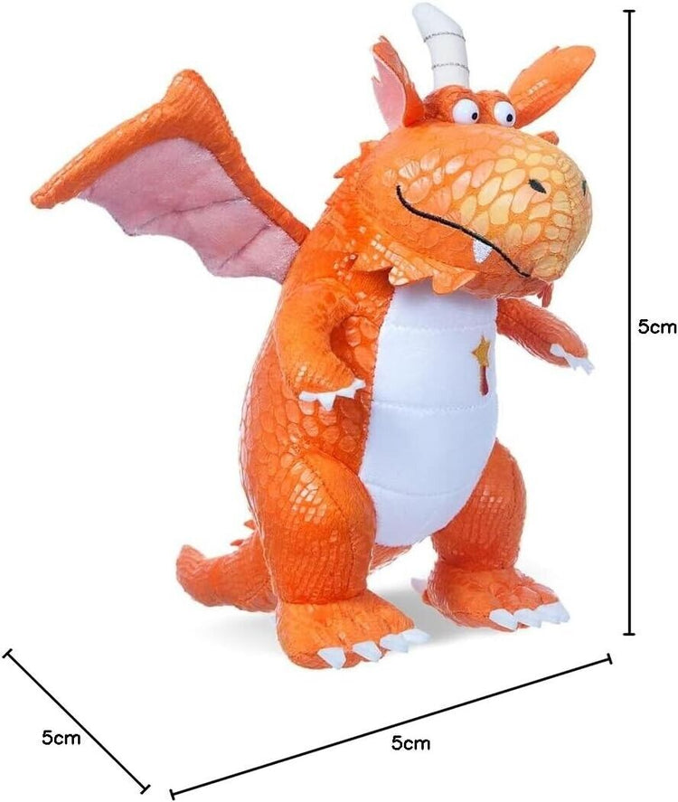 Zog the dragon 9inch Plush Soft Toy, Orange