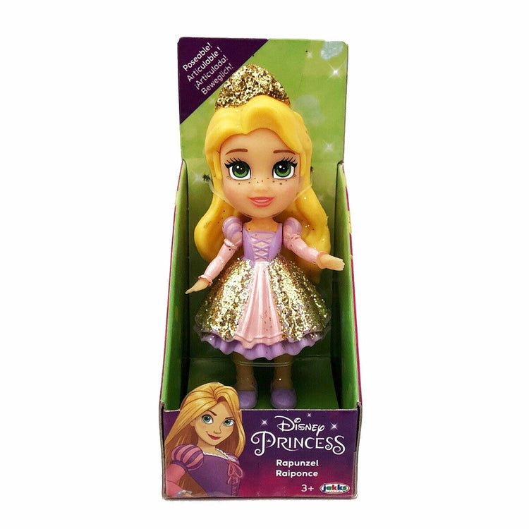 Disney Mini 3-Inch Toddler Dolls - Rapunzel (Glitter)