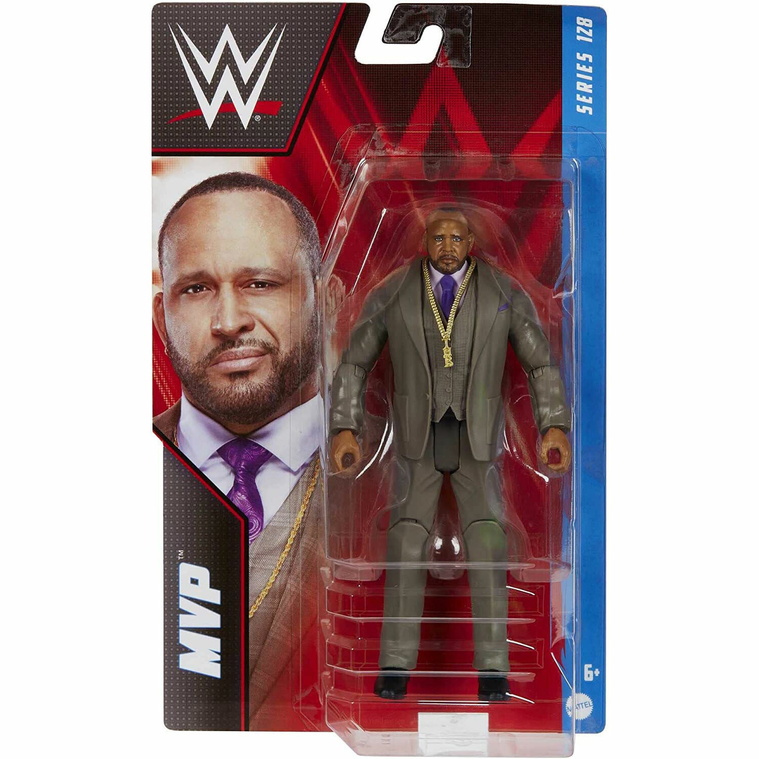 New WWE Basic Action Figure Series 128 MVP - Sealed Box