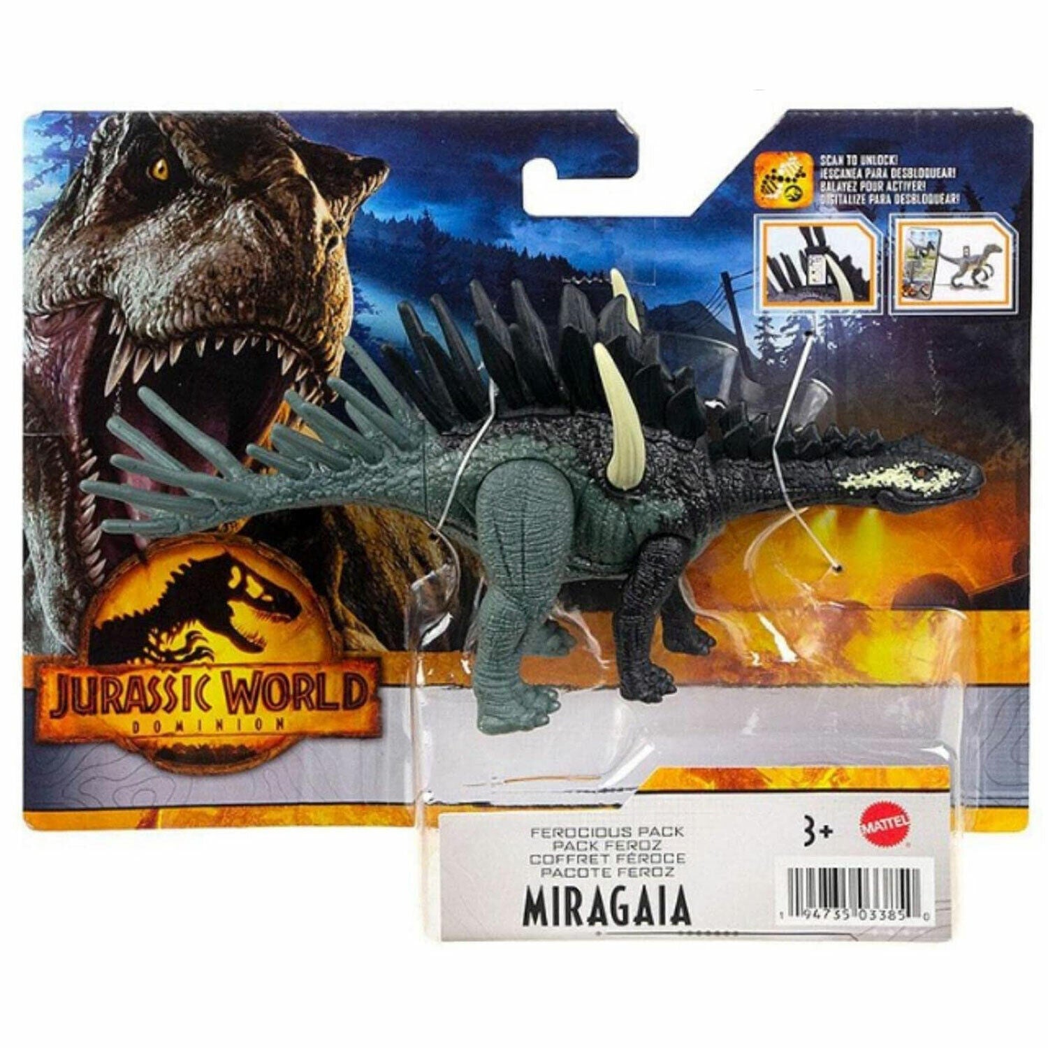 Jurassic World Dominion Ferocious Pack Miragaia Action Figure - New in Box