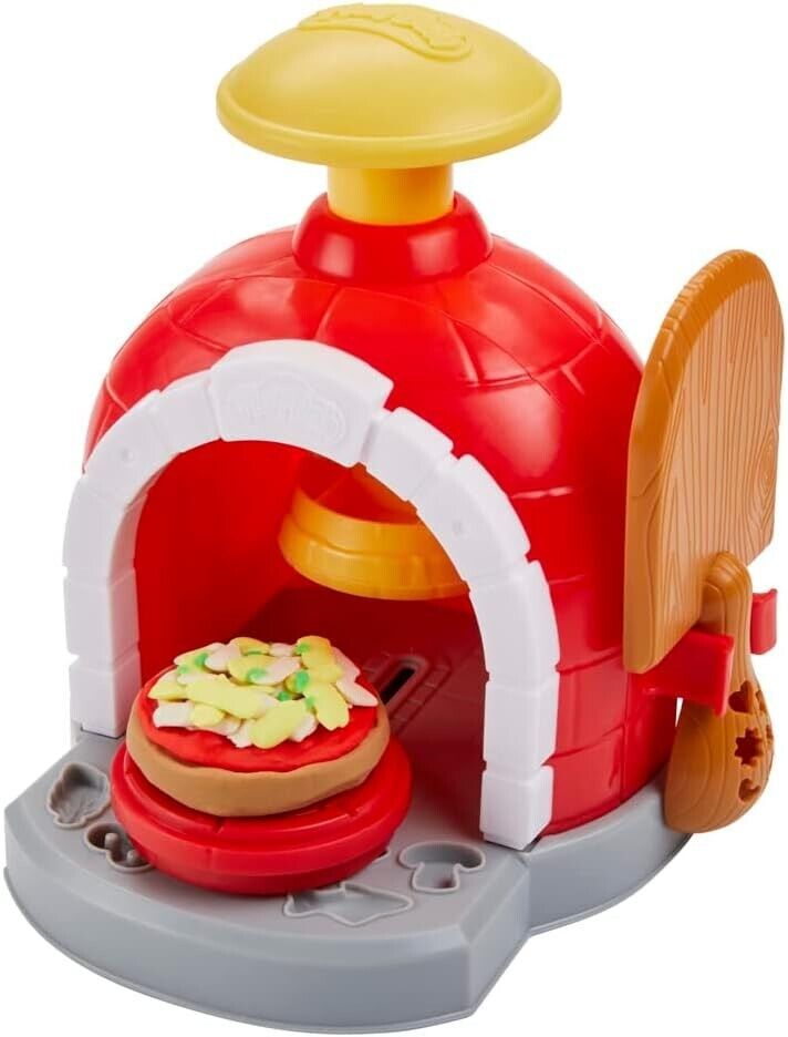 Play-Doh Kitchen Creations Pizza Oven Playset with 6 Cans of Modeling Compound