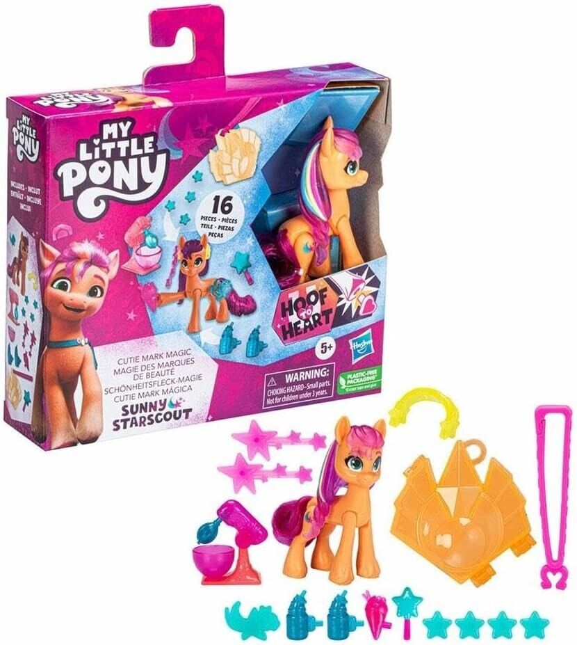 My Little Pony Sunny Starscout 3-Inch with Accessories - Cutie Mark Magic