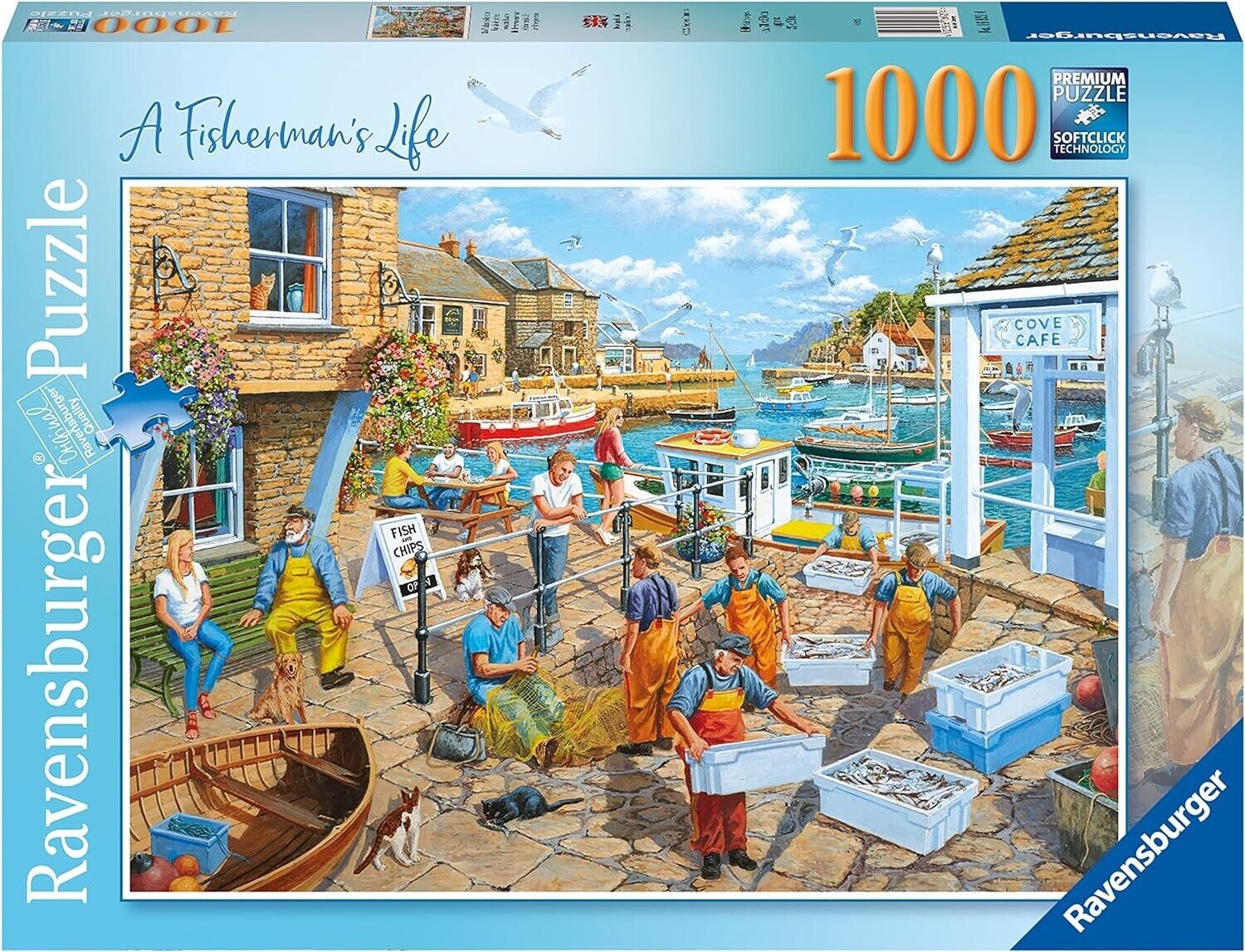 Ravensburger Fisherman’s Life 1000 Piece Jigsaw Puzzle for Adults & Kids Age 12