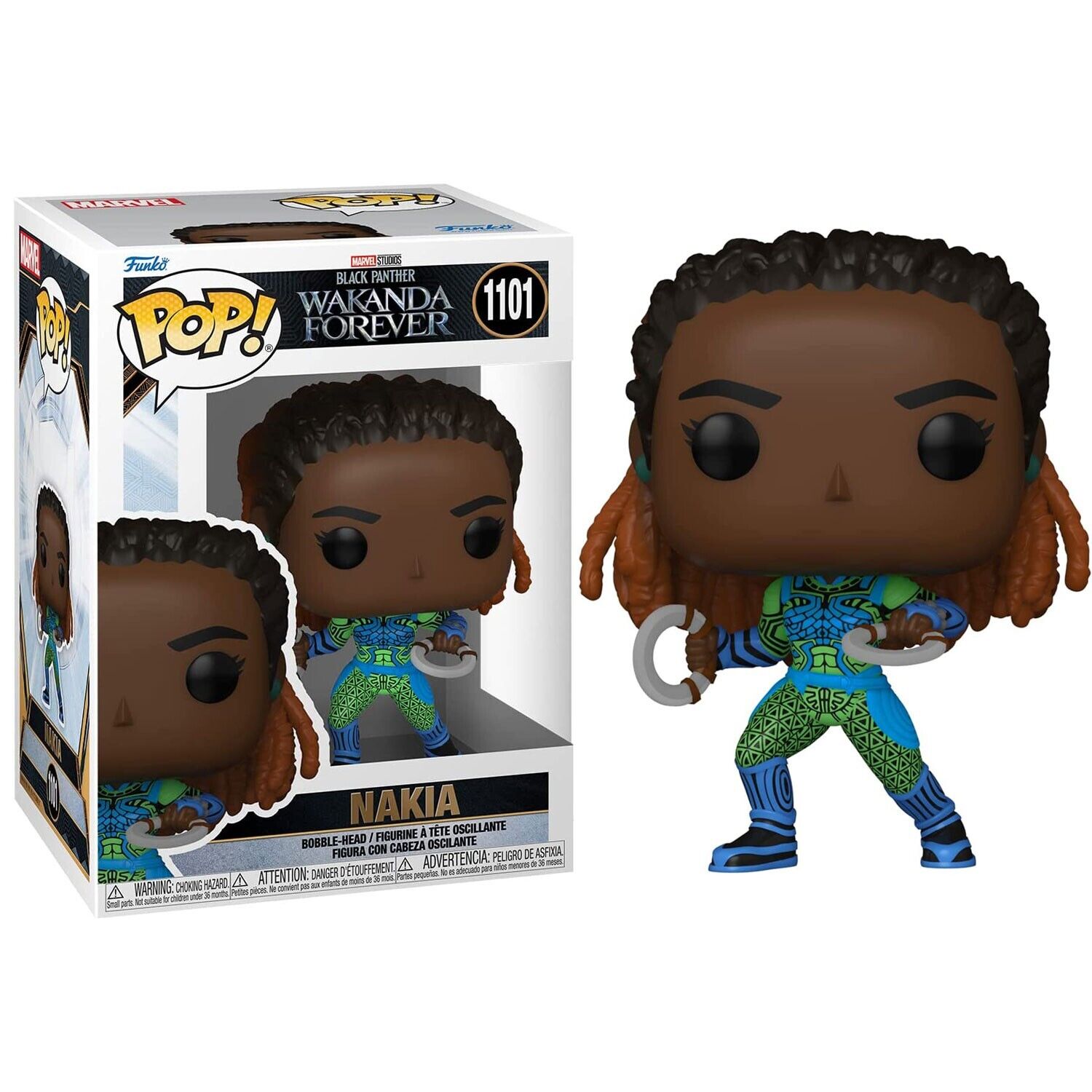 New Marvel Black Panther Nakia Pop! Vinyl Figure - Wakanda Forever