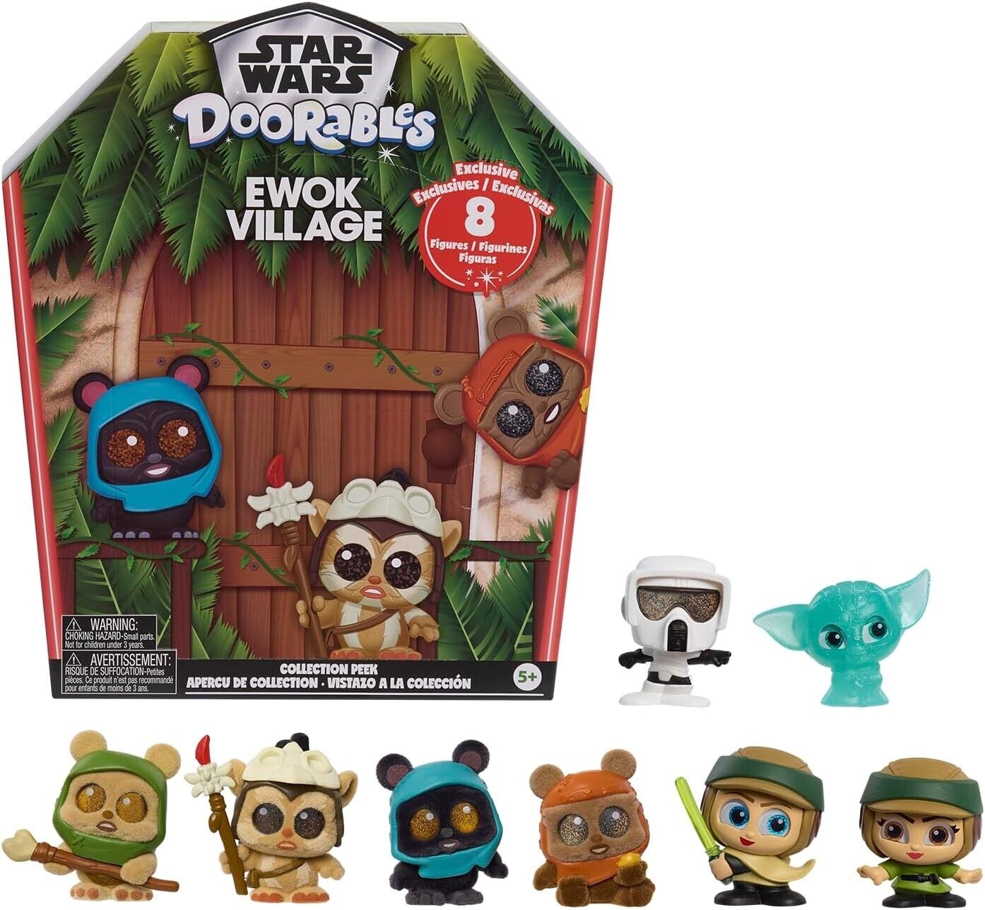 Just Play STAR WARS™ Doorables Ewok Village Collection Peek, Kids Toys for Ages