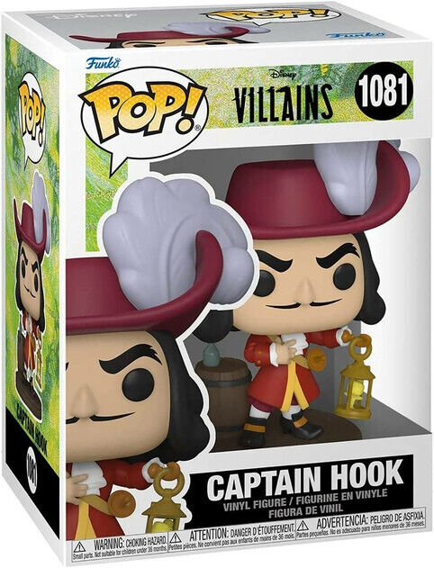 New Disney Villains Pop! Vinyl Figure - Captain Hook