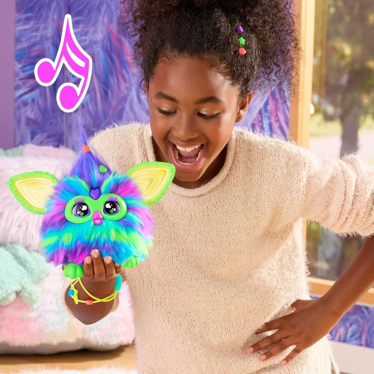 Furby Galaxy Glow in the Dark Interactive Plush Toy