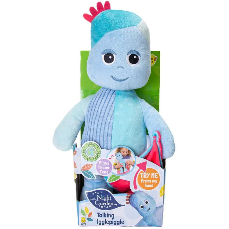 In The Night Garden Musical Textured Igglepiggle Soft Cuddly 34cms Toy