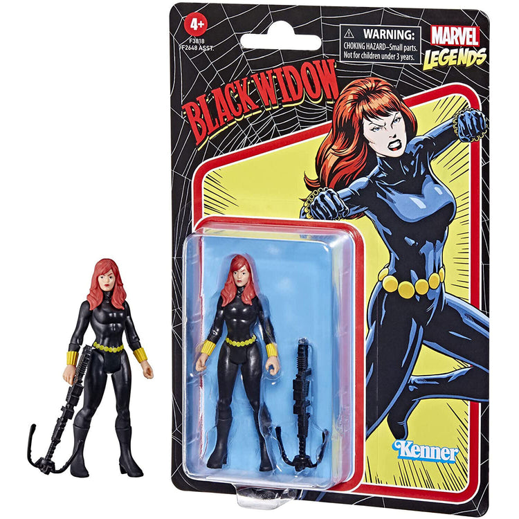 New Marvel Legends Retro Black Widow 3.75-Inch Figure - Collectible Toy