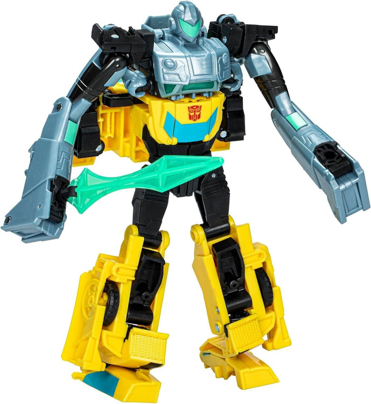 Transformers EarthSpark Cyber-Combiner Bumblebee and Mo Malto Action Figures