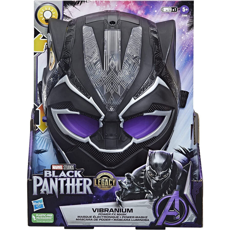 New Marvel Black Panther Vibranium Power FX Mask - Legacy Collection