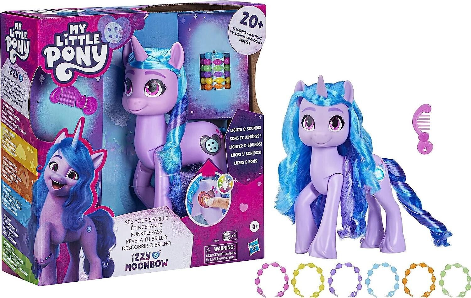 My Little Pony: Make Your Mark Toy See Your Sparkle Izzy Moonbow – 20-cm