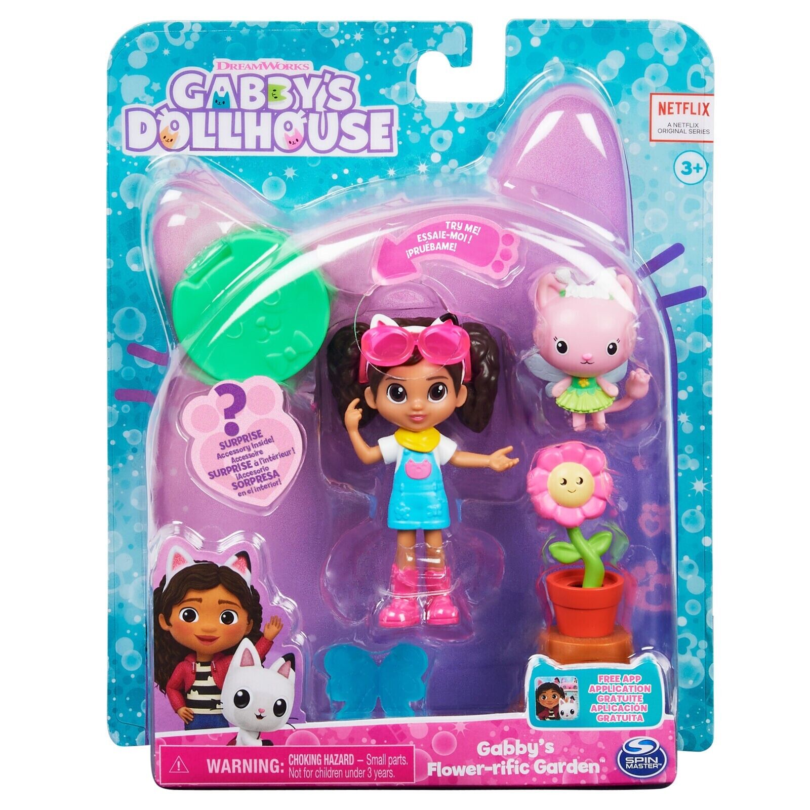 New Gabby's Dollhouse Flower-rific Garden Set - Perfect for Playtime!