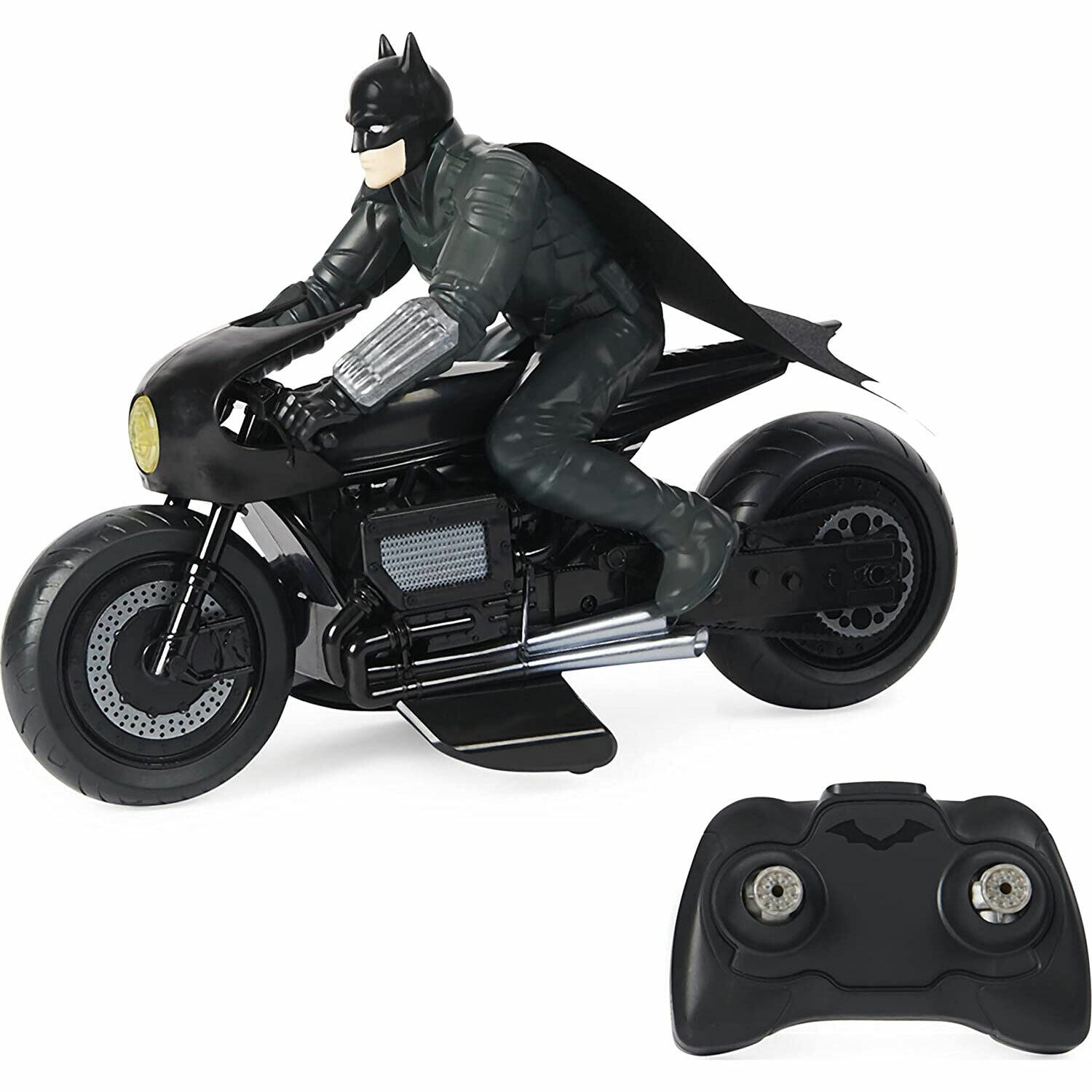 The Batman Movie RC Batcycle with Batman Rider Figure - Brand New & Sealed