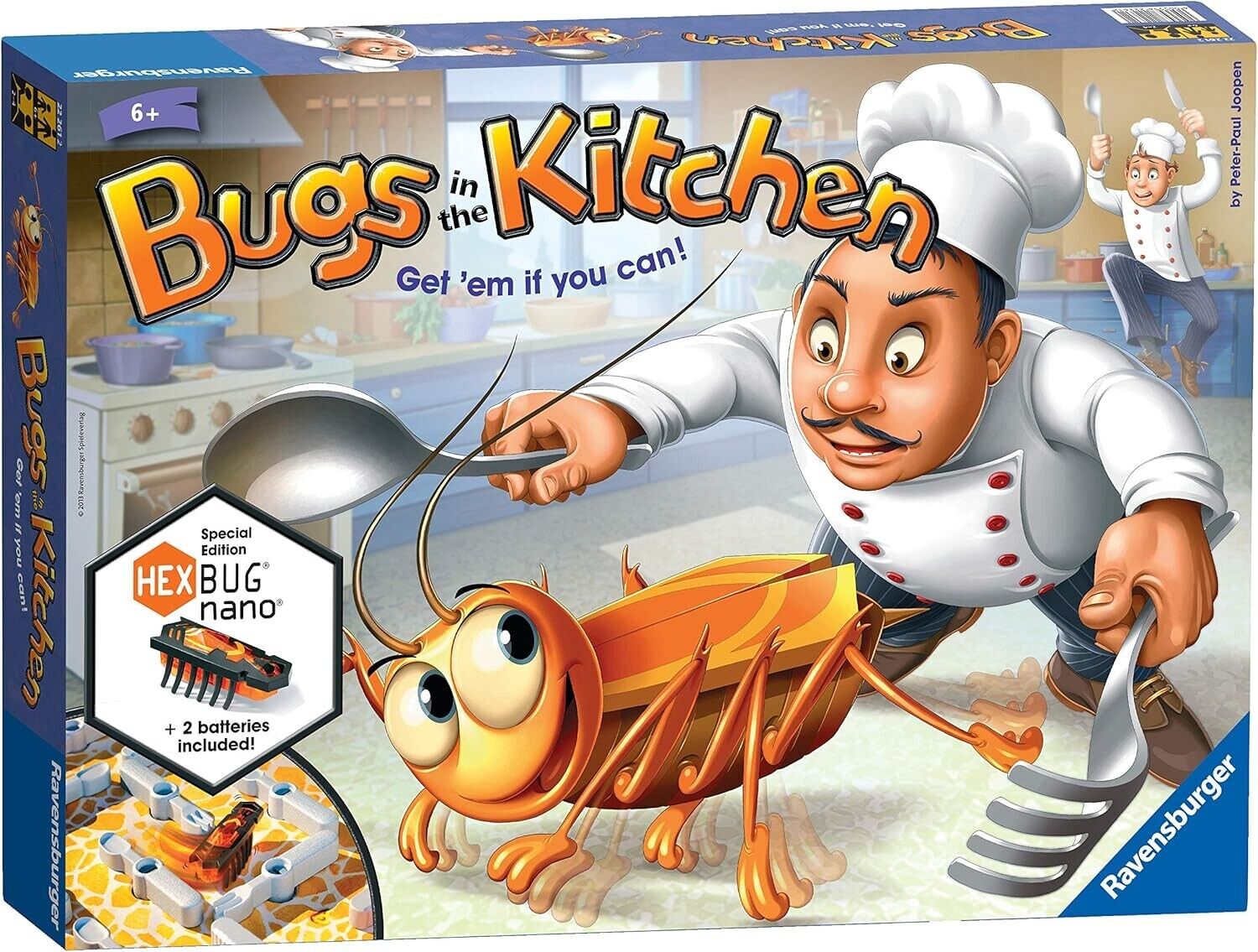 Ravensburger Bugs in the Kitchen Board Game for Kids Age 6 Years and Up - 2 to 4