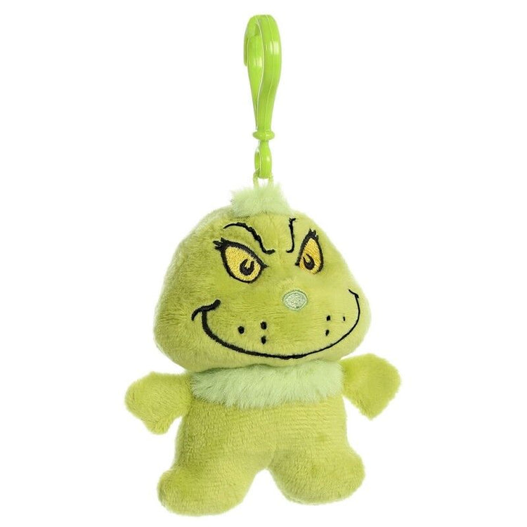 New Dr Seuss The Grinch Plush Key Clip by Aurora - Cute and Collectible!