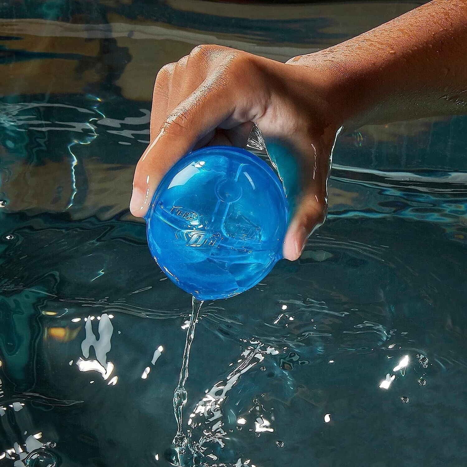 Super soaker Nerf Hydro Balls 6-Pack, Reusable Water-Filled Balls