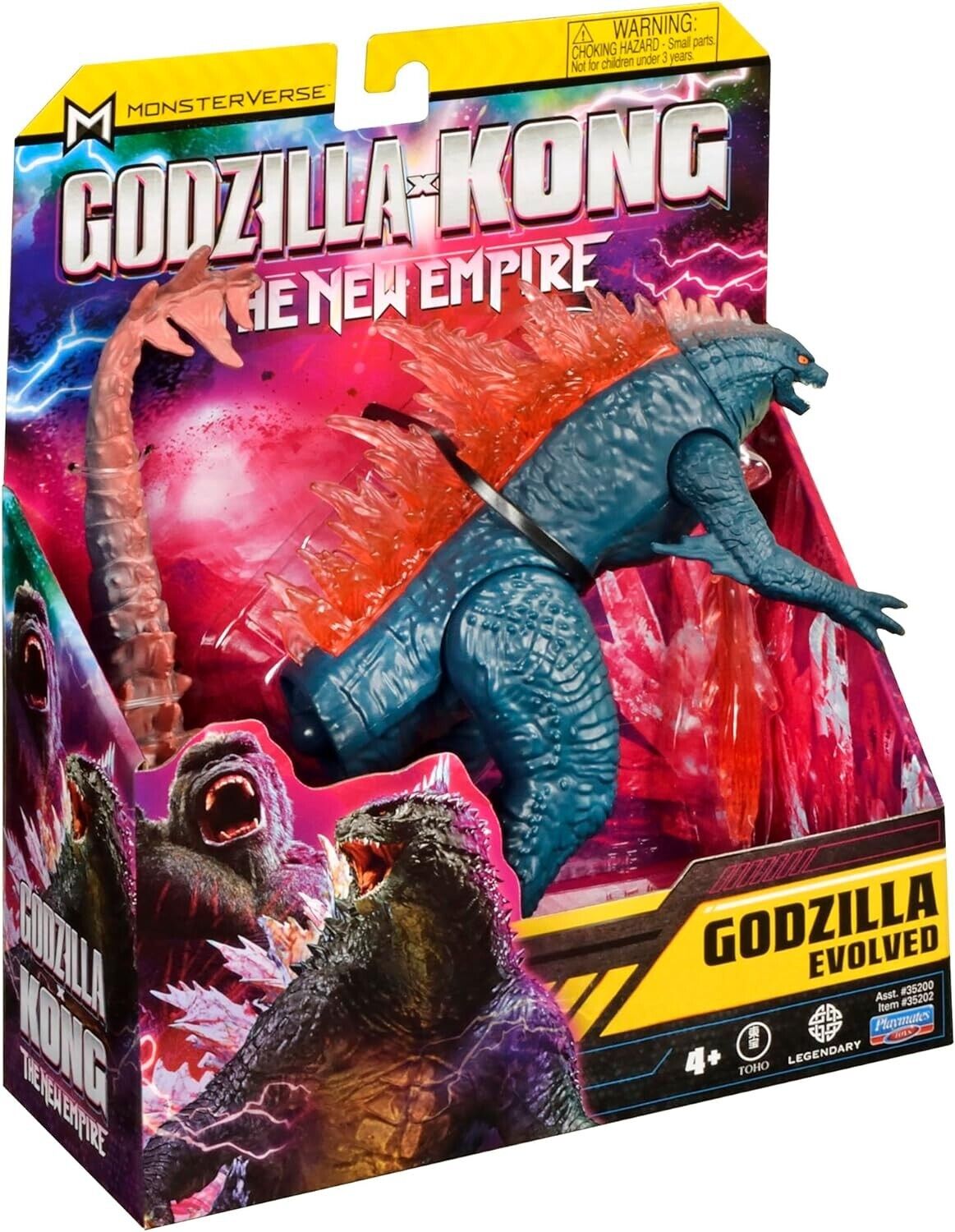 MonsterVerse Godzilla x Kong: The New Empire, 6-Inch Godzilla Evolved Action Fig