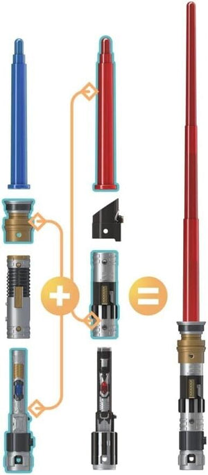 Star Wars Lightsaber Forge Obi-Wan Kenobi Electronic Extendable Blue Lightsaber