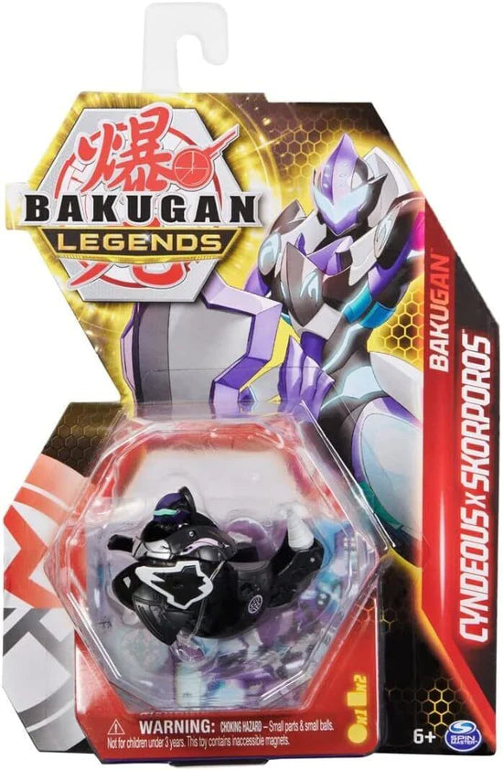 Bakugan Legends Core Pack - Cyndeous x Skorporos, Pegatrix, Dragonoid, Hydranoid - CYNDEOUS x SKORPOROS BLACK