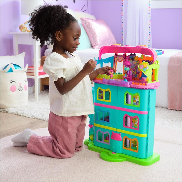 Gabby’s Dollhouse, Party Room Playset with Exclusive Toy Figures, Doll’s House F