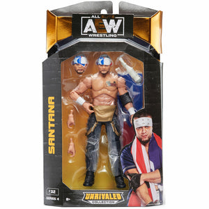 New AEW Unrivaled Collection Series 4 Santana Figure - Sealed Box